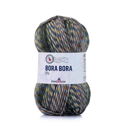 Lã Bora Bora 100 gr - Pingouin Cor da Lã Bora Bora:9130 - Chancelade