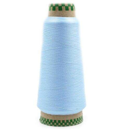 Fio para Overlock Limassa 100% Poliéster Texturizado - Cone c/ 70 gramas Cor da Linha Resistente:006 - Azul Bebê
