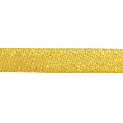 Fita de Cetim Progresso Nº 02 (10 mm) Face Simples - Peça c/ 50 mt Cor da Fita Progresso:0242 - Amarelo Canário