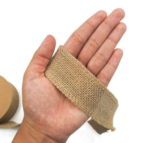 Fita de Juta Luli Natural 40mm Rolo com 10 Metros