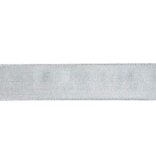 Fita Metalizada Progresso 38 mm M004 Cor Prata - Peça c/ 10 mt