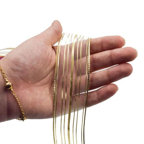 Fita Metalizada Progresso 38 mm M007 Cor Ouro - Peça c/ 10 mt