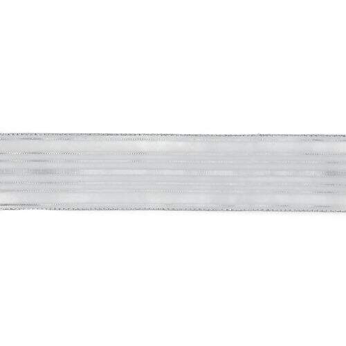 Fita Metalizada Progresso 38 mm M007 Cor Prata - Peça c/ 10 mt