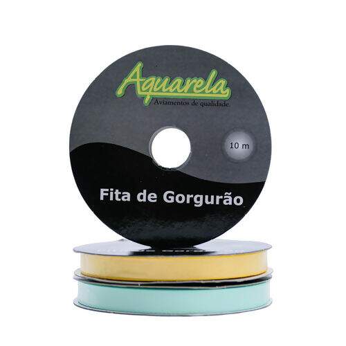 Fita de Gorgurão Aquarela Nº 02 (10 mm) - Peça c/ 10 mt