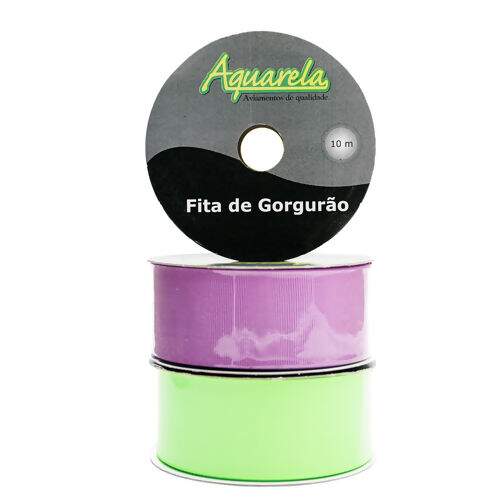 Fita de Gorgurão Aquarela Nº 09 (38 mm) - Peça c/ 10 mt