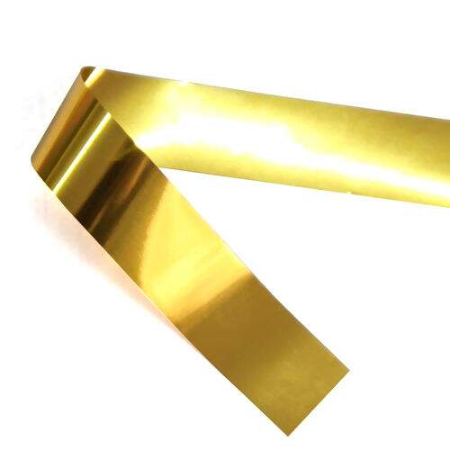Fita Metalóide Metalizada 10 mm - Peça c/ 50 mt Cor:Dourado