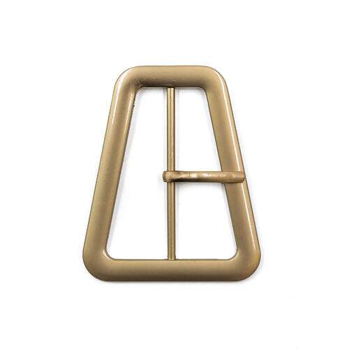 Fivela de Metal Triangular Fosca 50 mm - 1 Unidade Cor da Fivela:Dourado