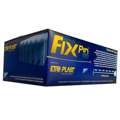 Pino Plástico Fix Pin 25mm Neutro c/ 5000 unidades