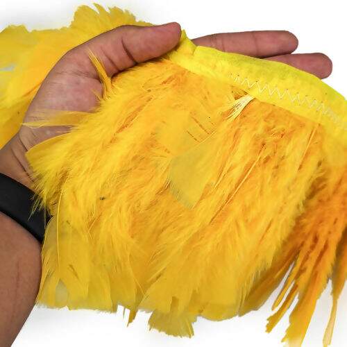 Fita Franja de Penas Coloridas 1,50m Comprimento