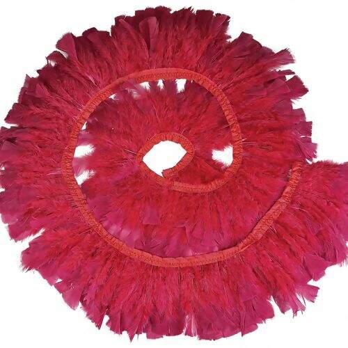 Fita Franja de Penas Coloridas 1,50m Comprimento