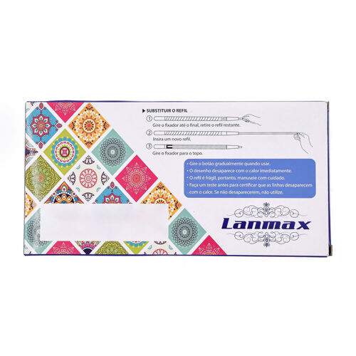 Kit Giz Mágico Panda Lanmax 3 Lapiseiras e 12 Refis