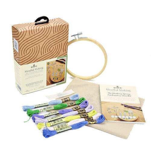 Kit Duo Bordado DMC Mindful Making Aroma de Primavera