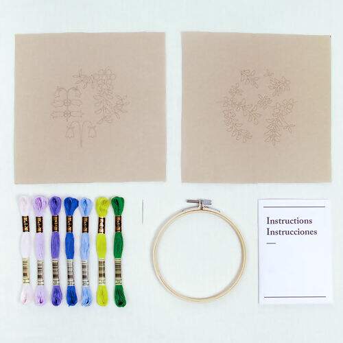 Kit Duo Bordado DMC Mindful Making Aroma de Primavera