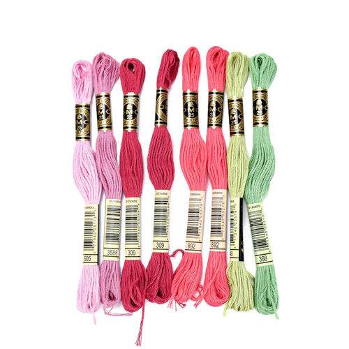 Kit Duo Bordado DMC Mindful Making Cravos Poéticos