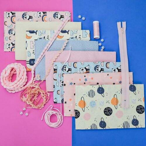 Kit Tricoline Especial Coleção Sweet Dreams Rosa