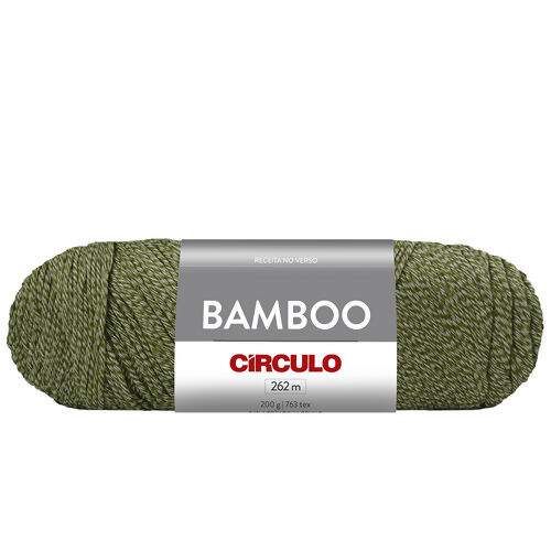 Lã Bamboo 200 gr - Círculo Cor da Lã Bamboo:7849 - Exército