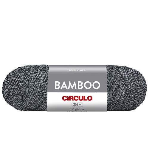 Lã Bamboo 200 gr - Círculo Cor da Lã Bamboo:8990 - Preto