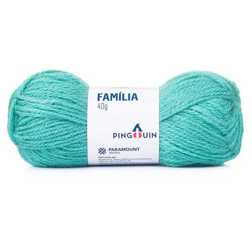 Lã Família 40 gr - Pingouin Cor da Lã Família:9612 - Pigmento (Verde)
