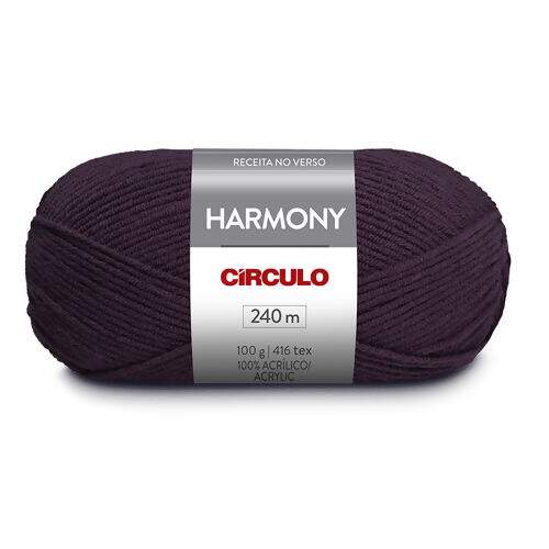 Lã Harmony 100 gr - Círculo Cor da Lã Harmony:6654 - Flor de Inverno