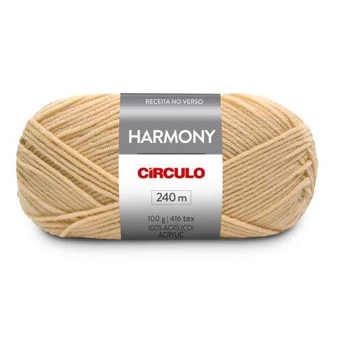 Lã Harmony 100 gr - Círculo Cor da Lã Harmony:7034 - Marfim