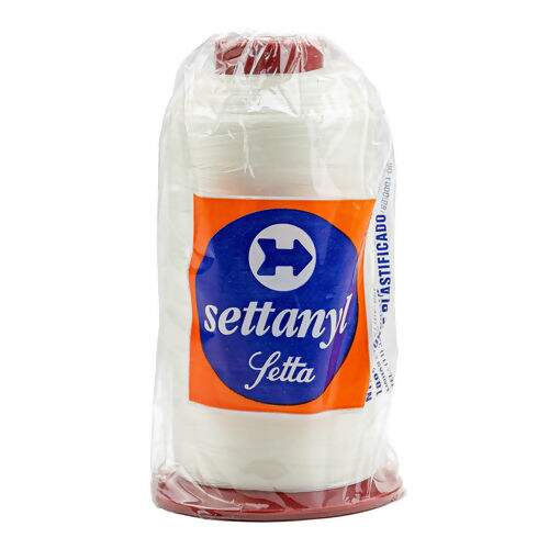 Linha Settanyl 40 Nylon Forte Plastificado Branca - Cone com 160 gr