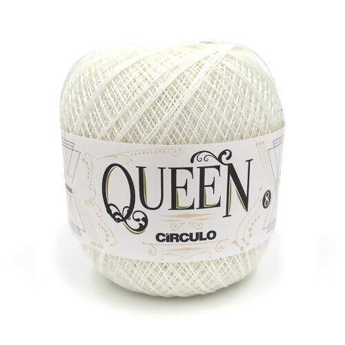 Linha Queen nº 8 - 678 m Cor da Linha Queen:8001 - Branca