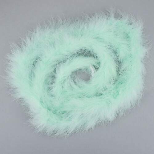 Marabu de Pluma Luxo Verde Água 1 Unidade