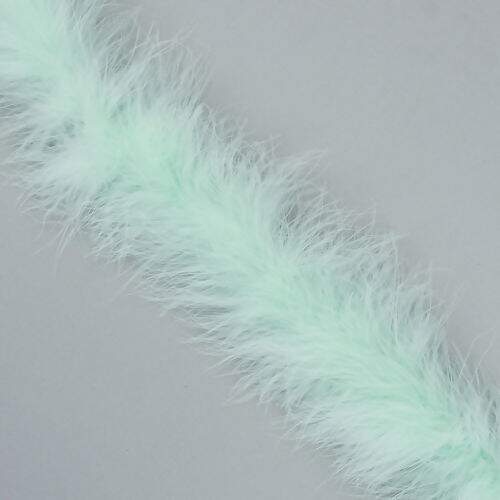 Marabu de Pluma Luxo Verde Água 1 Unidade