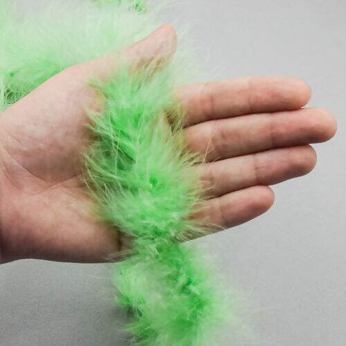 Marabu de Pena Natural 8g com 1,50m de Comprimento - Unidade Cor:Verde Claro