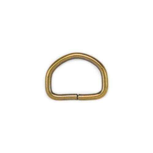 Meia Argola 19 mm Ouro Velho - Pct c/ 10 unidades