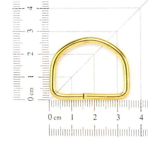 Meia Argola 29 mm Dourada - Pct c/ 10 unidades