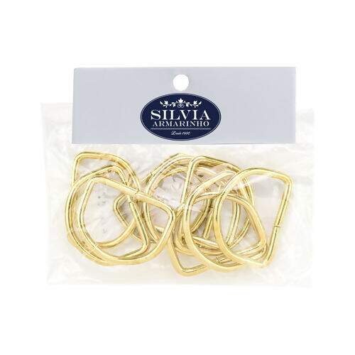 Meia Argola 29 mm Dourada - Pct c/ 10 unidades