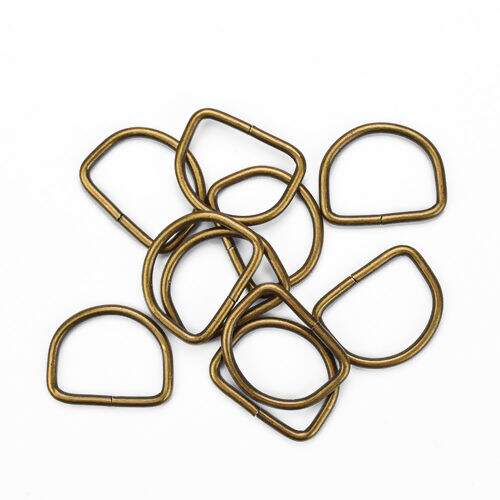 Meia Argola 29 mm Ouro Velho - Pct c/ 10 unidades