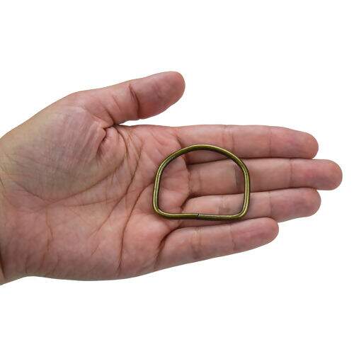 Meia Argola 38 mm Ouro Velho - Pct c/ 10 unidades