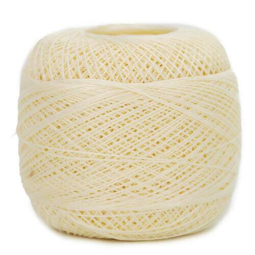 Linha Anchor Artiste Mercer Crochet nº 40 - 01 Unidade Cor:00608 Creme