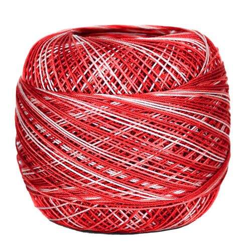 Linha Anchor Artiste Mercer Crochet nº 40 - 01 Unidade Cor:1431 Mescla Vermelho