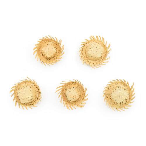 Chapéu de Palha Mini 3,5cm - 01 Unidade