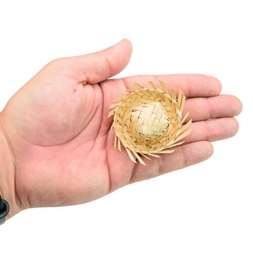 Chapéu de Palha Mini 3,5cm - 01 Unidade
