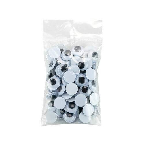 Olho Móvel p/ Artesanato Luli N° 18 - Pct com 50 pares