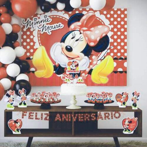 Painel de TNT 1,00 x 1,40 mt - Minnie