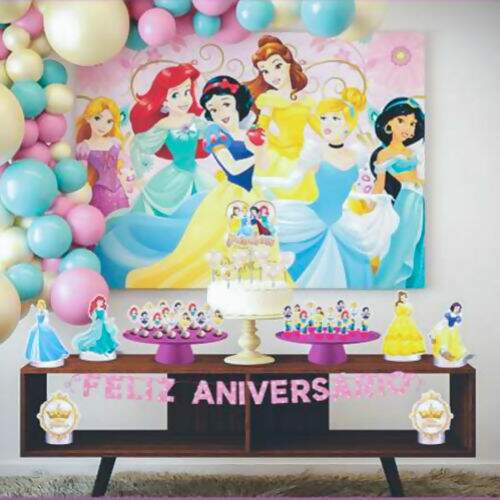 Painel de TNT 1,00 x 1,40 mt - Princesas