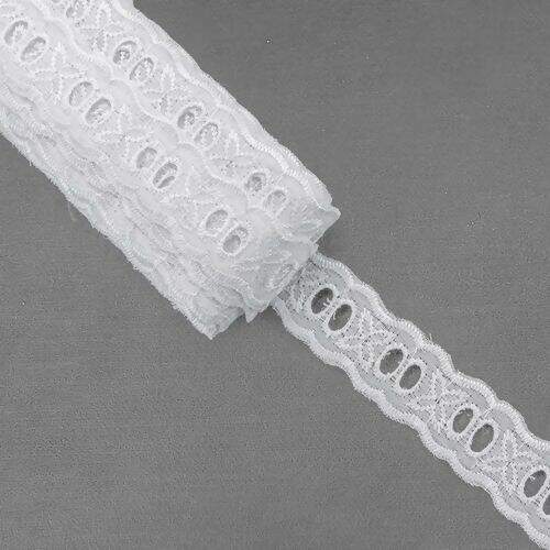Passa Fita 25 mm NYBC Ref. CTL-101 Branco - Peça c/ 13,70 mt