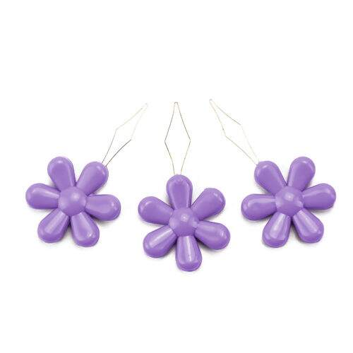 Passador de Linha na Agulha Flor Lanmax - Pct c/ 03 unidades Cor do Passador de Linha na Agulha Flor:Lilás