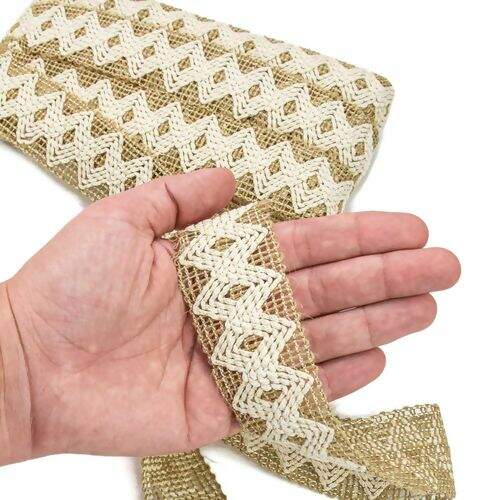 Passamanaria Juta 35 mm São José Ref. 4005/P - Peça c/ 10 mt