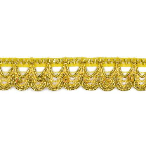 Passamanaria Galão 22 mm Ref. 52 Dourado - Peça c/ 20 mt