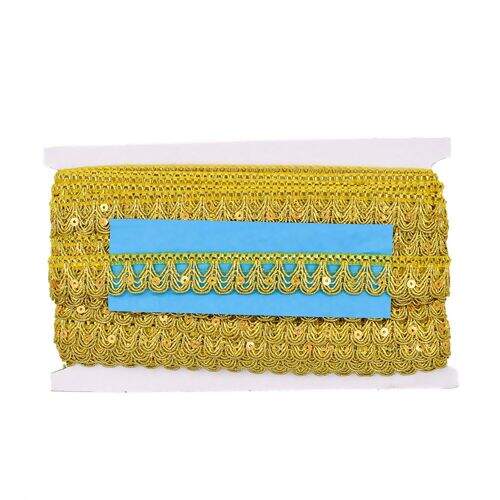 Passamanaria Galão 22 mm Ref. 52 Dourado - Peça c/ 20 mt