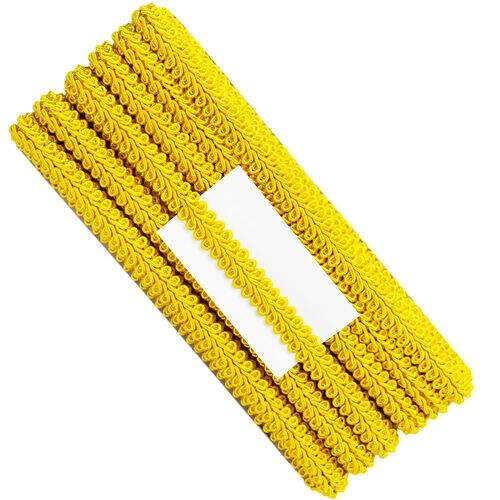 Passamanaria São José Ref. 7095 09 mm - Peça c/ 10 mt Cor:08 - Amarelo Ouro