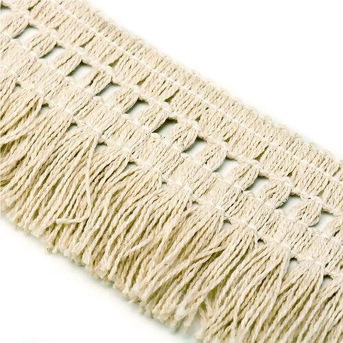 Passamanaria com Franja 55 mm São José Ref. 6540/C Cru - Peça c/ 10 mt