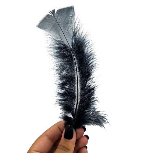 Pena Colorida para Artesanato - Pct c/ 12 unidades