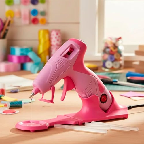 Pistola Cola Quente 20W Bivolt Linha Premium PC006 Pink - Artepunto